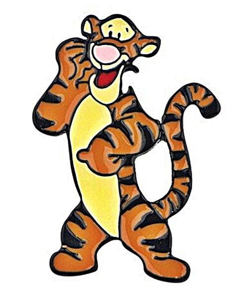 Winnie The Pooh Tigger Character 1 Inch Tall Metal Enamel Pin In 2022 Tigger Winnie The Pooh