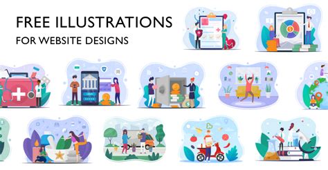 41 Free Illustrations For Website Designs Commercial Use