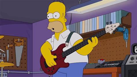 Máxima Emoción En Los Simpson Con El Homer Más Rockero