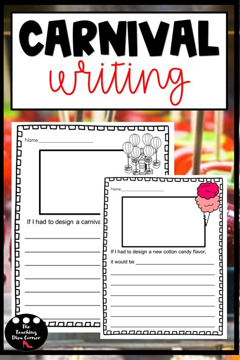 Carnival Theme Writing Prompts Writing Prompts Writing Activities