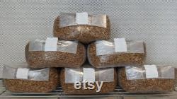 X Lb Sterilized Oat Grain Mushroom Spawn Bags