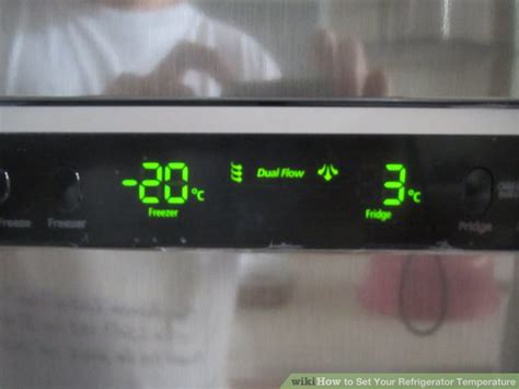 It might be caused by frozen ice on the back of the evaporator cover. 4 Ways to Set Your Refrigerator Temperature - wikiHow