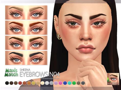 Pin By Gloria Collazo On S I M S Cc Maxis Match Eyebrows Sims 4