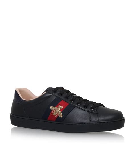 Gucci Leather Ace Bee Sneakers For Men Lyst