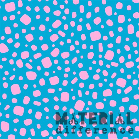 Pebbles Blue Pink Material Difference