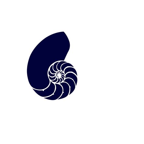 Navy Blue Nautilus Shell Png Svg Clip Art For Web Download Clip Art