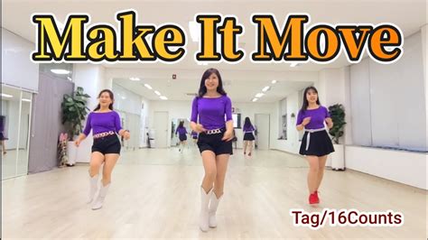 위례 재희라인댄스 금요 동호회 Make It Move Linedance Demo Improver Level Youtube
