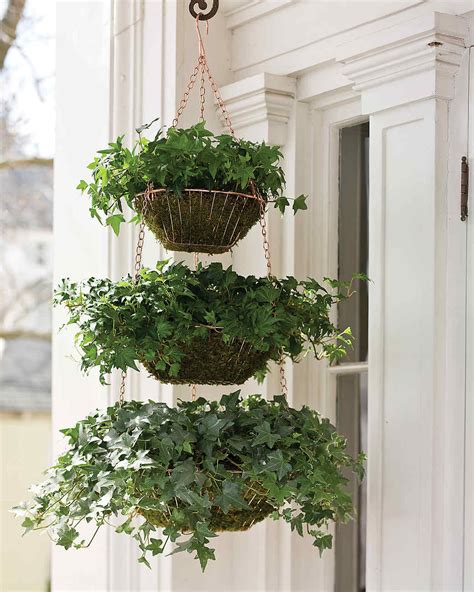 How do i hang them safely and securely?' diy expert, jo behari, says: Hanging Wire Baskets Planter | Martha Stewart