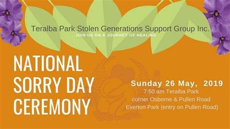 While this date carries great significance for the stolen generations and other aboriginal and torres strait islander. National Sorry Day Commemoration - Free Event - Brisbane