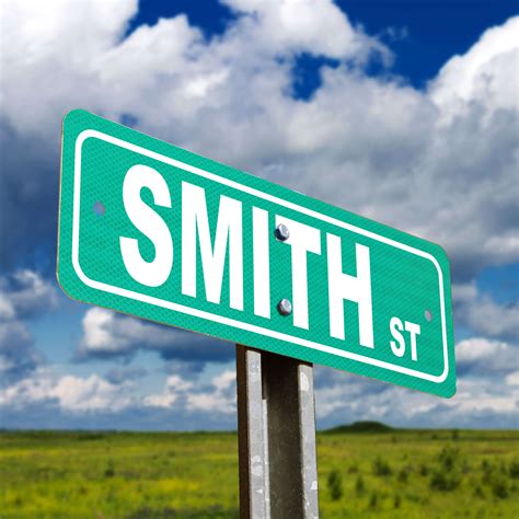 Custom Street Sign Smith Street Customize W Your Name Custom Signs