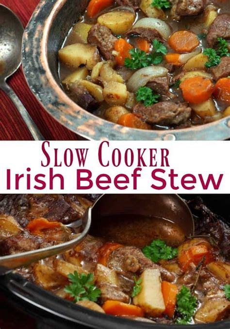 How To Make Easy Slow Cooker Irish Beef Stew An Alli Event
