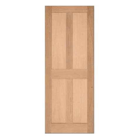 Solid Timber 4 Panel External Door Custom Made In The Uk