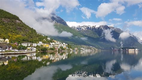 Odda, Norway. Taken on my vacation through this beautiful country. : travel