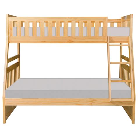 Homelegance Bartly Casual Twin Over Full Bunk Bed A1 Furniture