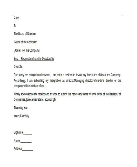 28 Resignation Letter Templates And Examples