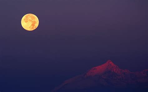 Mountain Alps Under Moon Graphic Wallpaper Moon Moonlight Mountains