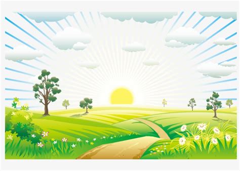 Sunrise Png Image Hd Good Morning Cartoon Background Transparent Png