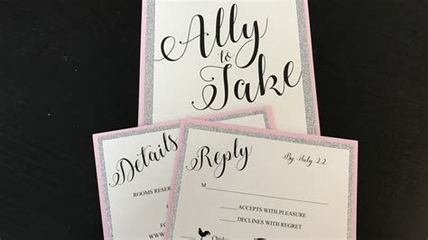Ally Kraemer Try Diy Wedding Invitations