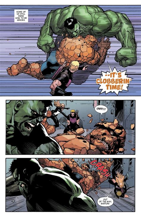 Hulk Vs The Thing Battles Comic Vine