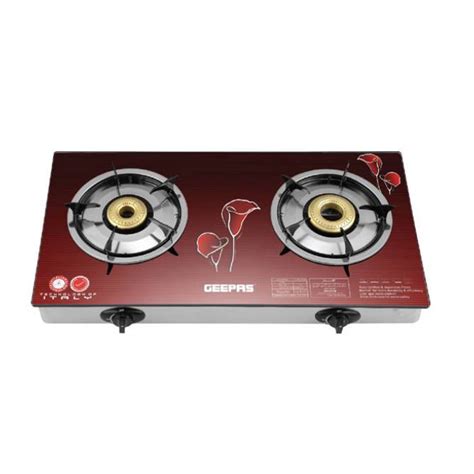 Geepas 2 Burner Glass Top Gas Cooker Best Geepas Cookers For Sale