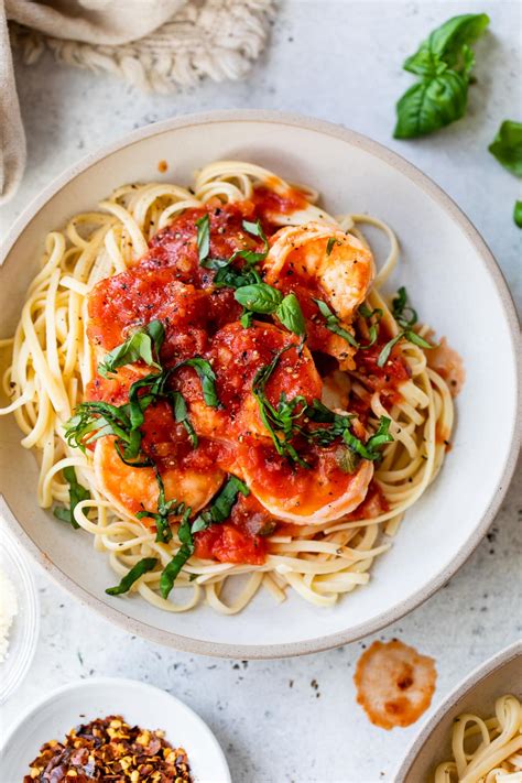 Linguini And Shrimp Fra Diavolo Skinnytaste