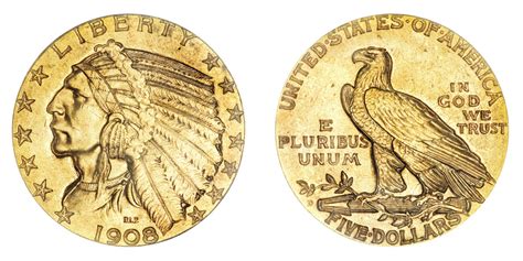 Maybe you would like to learn more about one of these? 1908 D Indian Head Gold $5 Half Eagle Early Gold Coins: Value and Prices