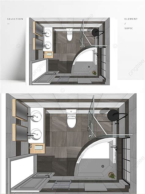 Background Model Utama Sketsa Toilet Gaya Nordic Gaya Nordic Kamar Mandi Kamar Mandi Latar