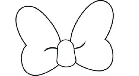 Minnie Mouse Hair Bow Coloring Page Coloring Pages