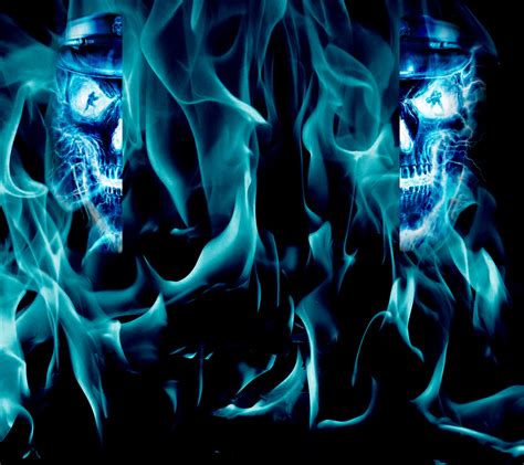 Free Download Cool Backgrounds Of Skulls Reupload Blue Skull Youtube