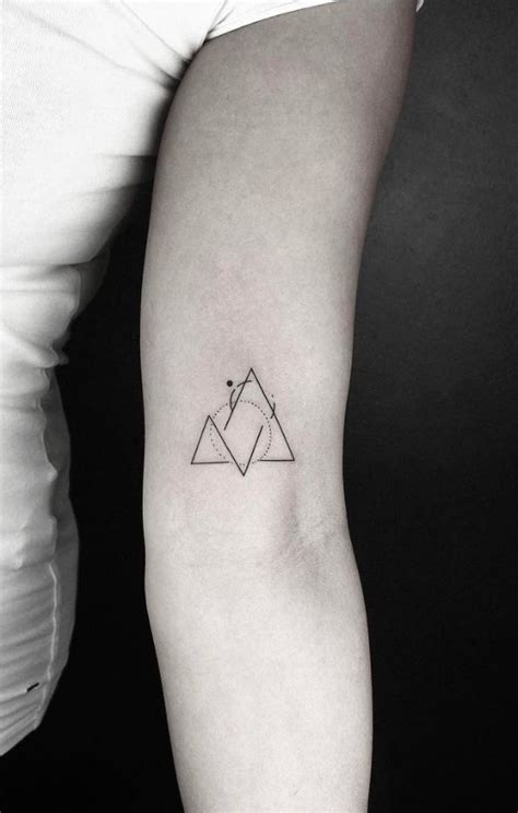 Geometric Tattoo Female Geometric Triangle Tattoo Triangle Tattoo