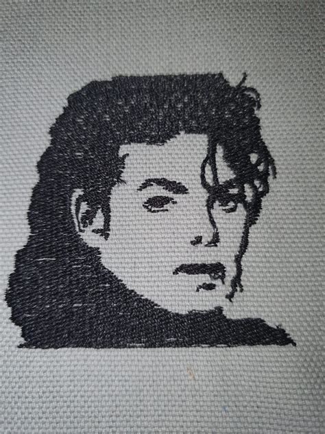 1 Michael Jackson embroidery pattern | Etsy