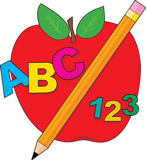 Teachers Cartoon Apple Clipart Best