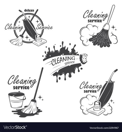 Cleaning Service Royalty Free Vector Image Vectorstock