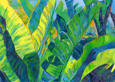 Tropical Leaves Wallpaper Wallpapersafari
