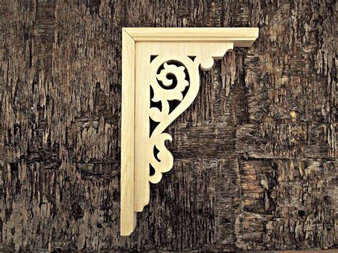 Rustic Corbels Farmhouse Decor Victorian Wooden Corbel Etsy