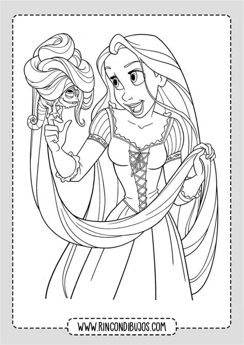 Dibujos De Las Princesas Para Colorear E Imprimir Archivos Rapunzel Reverasite