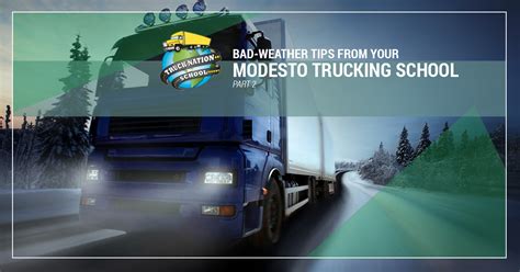 Maybe you would like to learn more about one of these? Truck Driving School Fresno: More Bad-Weather Driving Tips ...