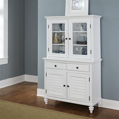 For the modern entertainer to the classic host with the most, there's a perfect storage option to help you get your dining room organized and looking great. Home Styles Bermuda Brushed White China Cabinet at Hayneedle