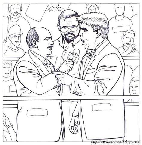 Download Coloriage de Catch ou wrestling, dessin coloriages wwe à colorier