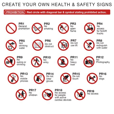 Prohibition Safety Sign 3 Custom Made Safety Signs Health And