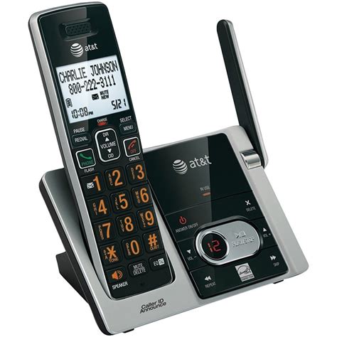 Atandt Attcl82313 Cordless Answering System With Caller Idcall Waiting