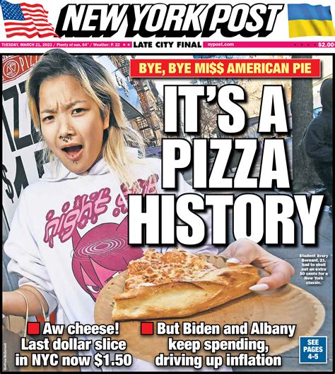 NY Post Cover for March 21, 2023 | New York Post