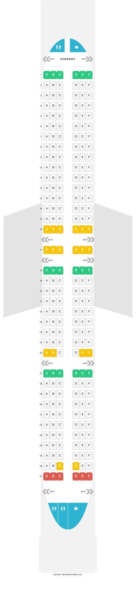 American Airlines Airbus A Neo Seating Chart