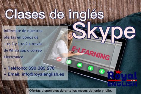 Clases por Skype. - Royal English Academia de Inglés en Valdemoro