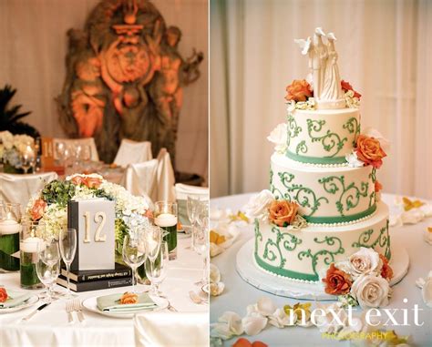 Orange and teal wedding decor. Elegant Orange & Teal Wedding | Every Last Detail