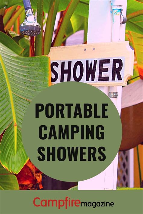 Portable Camping Showers Best For 2023 Guide Campfire Magazine