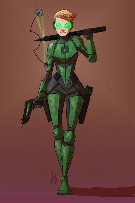 Commission Emerald Archer Remake By Dbed On Deviantart