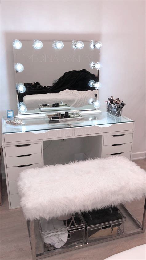 The use of mirror will be highly important, it serves as the item for reflecting yourself and as the decorative item in your room which will contributing a particular style and appearance into your room. Glass top for Vanity Table