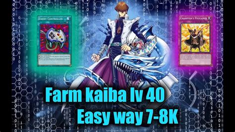 Yu Gi Oh Duel Links How To Farm Kaiba Level 40 Easiest Way 7k 8k