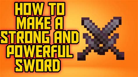 How To Make A Strong And 💪powerful Nethite Sword In Minecraft Youtube